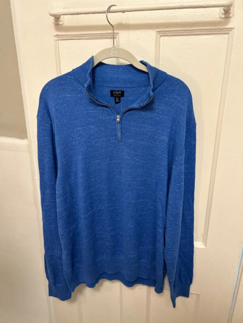 Blue J. Crew quarter zip